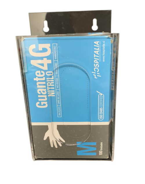 DISPENSADOR UNITARIO DE ACRILICO PARA CAJA DE GUANTES QUIRURGICOS