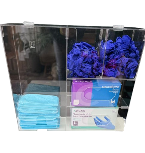 DISPENSADOR DE ACRÍLICO PARA MULTIPLE COD: M.1.